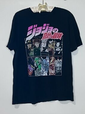 JoJo's Bizarre Adventures Stardust Crusaders Character GraphicT-shirt Size Large